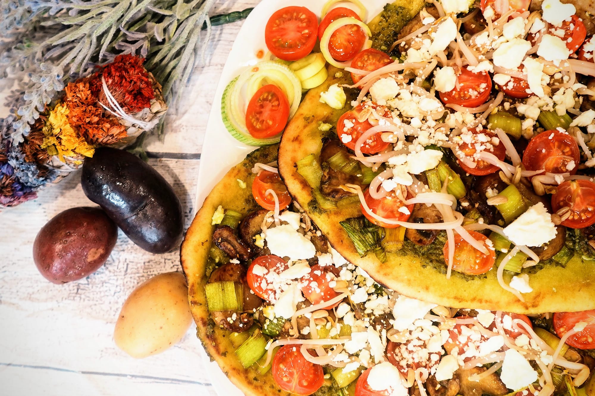 🍞Forager’s Flatbread🥕🍅