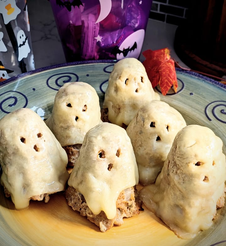 👻Meatloaf Ghosts🍗